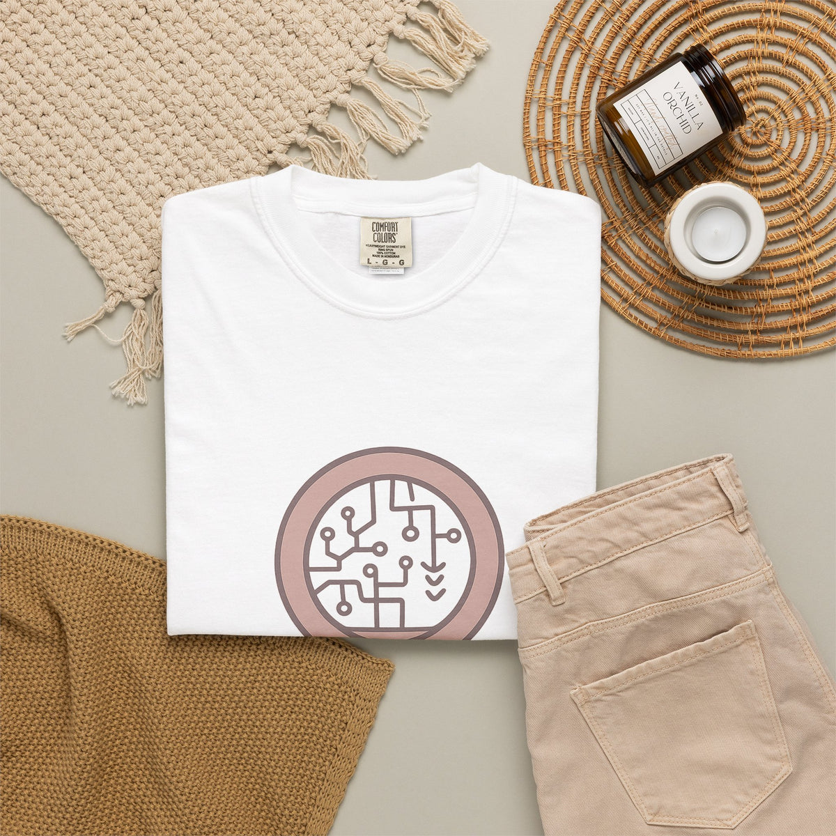 Influencer Gift T-Shirt – Chic Minimalist Design by LM Apparel, front view