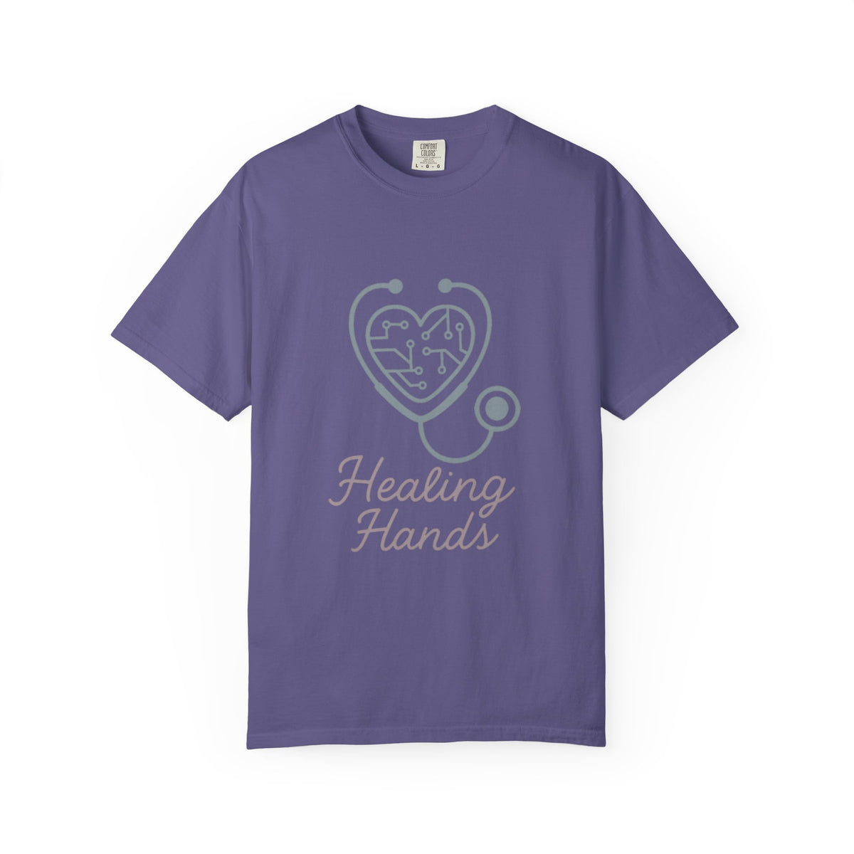 Nurse Unisex Garment-Dyed T-Shirt – Comfort Colors Garment-Dyed Tee | Caring Hero Aesthetic
