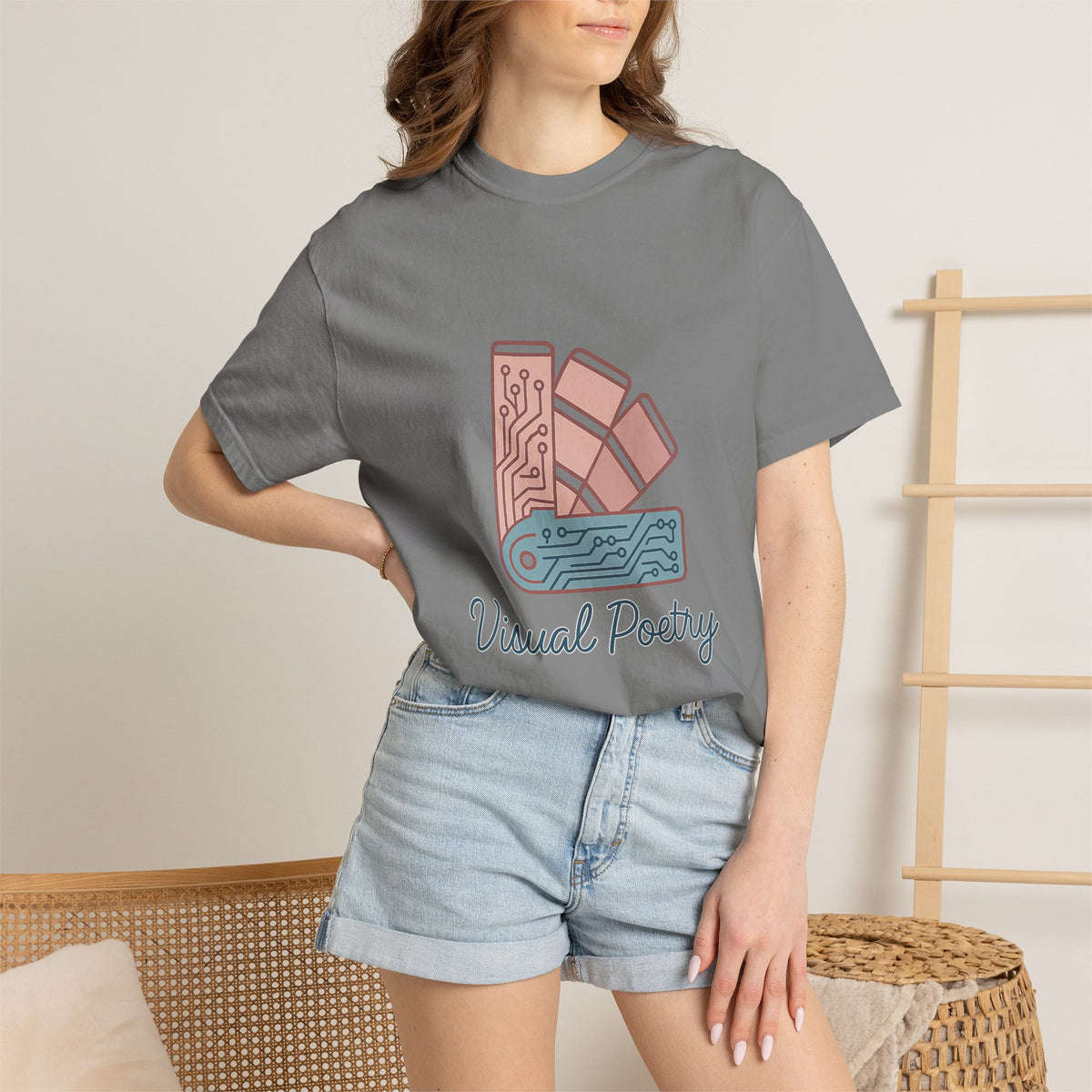 Graphic Designer T-Shirt – Comfort Colors Garment-Dyed Tee | Minimalist Chic Design