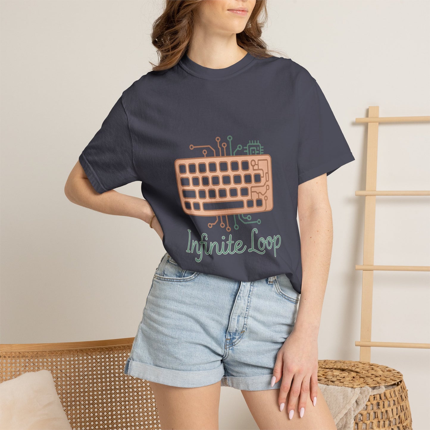 Software Engineer T-Shirt – Vintage-Wash Comfort Garment-Dyed Tee | Where Logic Meets Craft