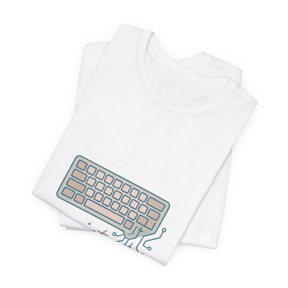 Software Developer T-Shirt – Bella Canvas Jersey Tee | Minimalist Coding Love