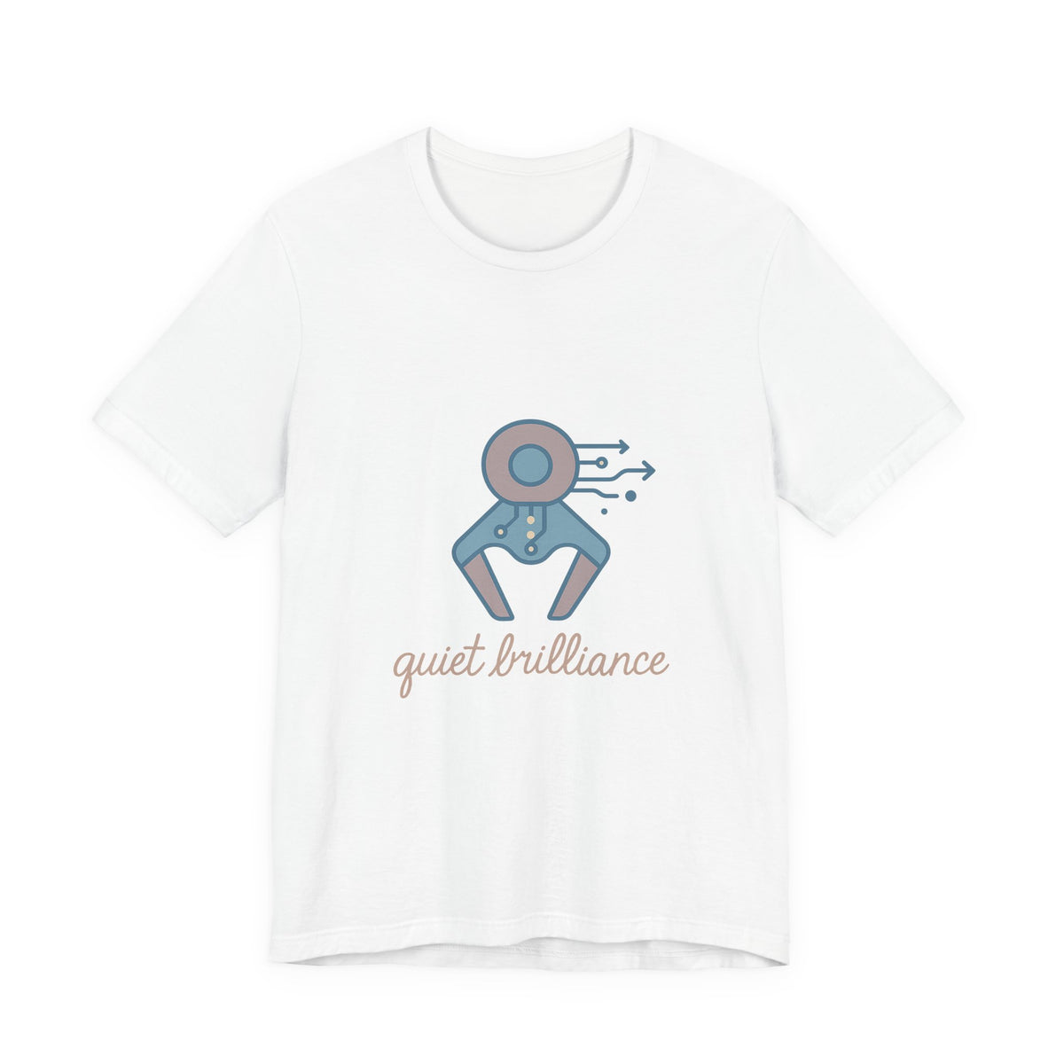 Robotics Engineer T-Shirt – Bella Canvas Jersey Tee | Minimalist Robotics Design