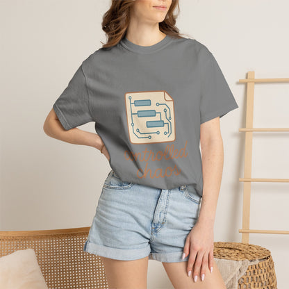 Project Manager T-Shirt – Comfort Colors Garment-Dyed Tee | Empowering Minimalist Design