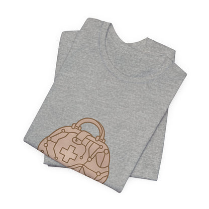 Nurse T-Shirt – Bella Canvas Jersey Tee | Minimalist Nurse Graphic