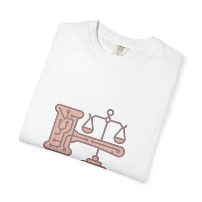 Law Student T-Shirt – Comfort Colors Garment-Dyed Tee | Minimalist Aesthetic Motivation