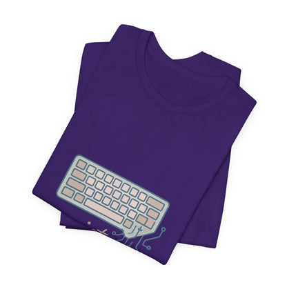 Software Developer T-Shirt – Bella Canvas Jersey Tee | Minimalist Coding Love
