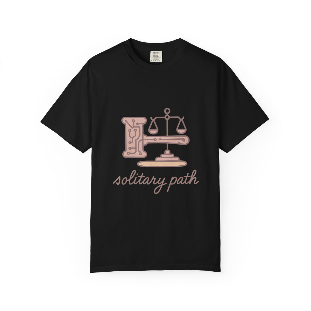 Law Student T-Shirt – Comfort Colors Garment-Dyed Tee | Minimalist Aesthetic Motivation