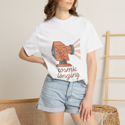 Astronomer T-Shirt – Comfort Colors Garment-Dyed Tee | Minimalist Cosmic Aesthetic