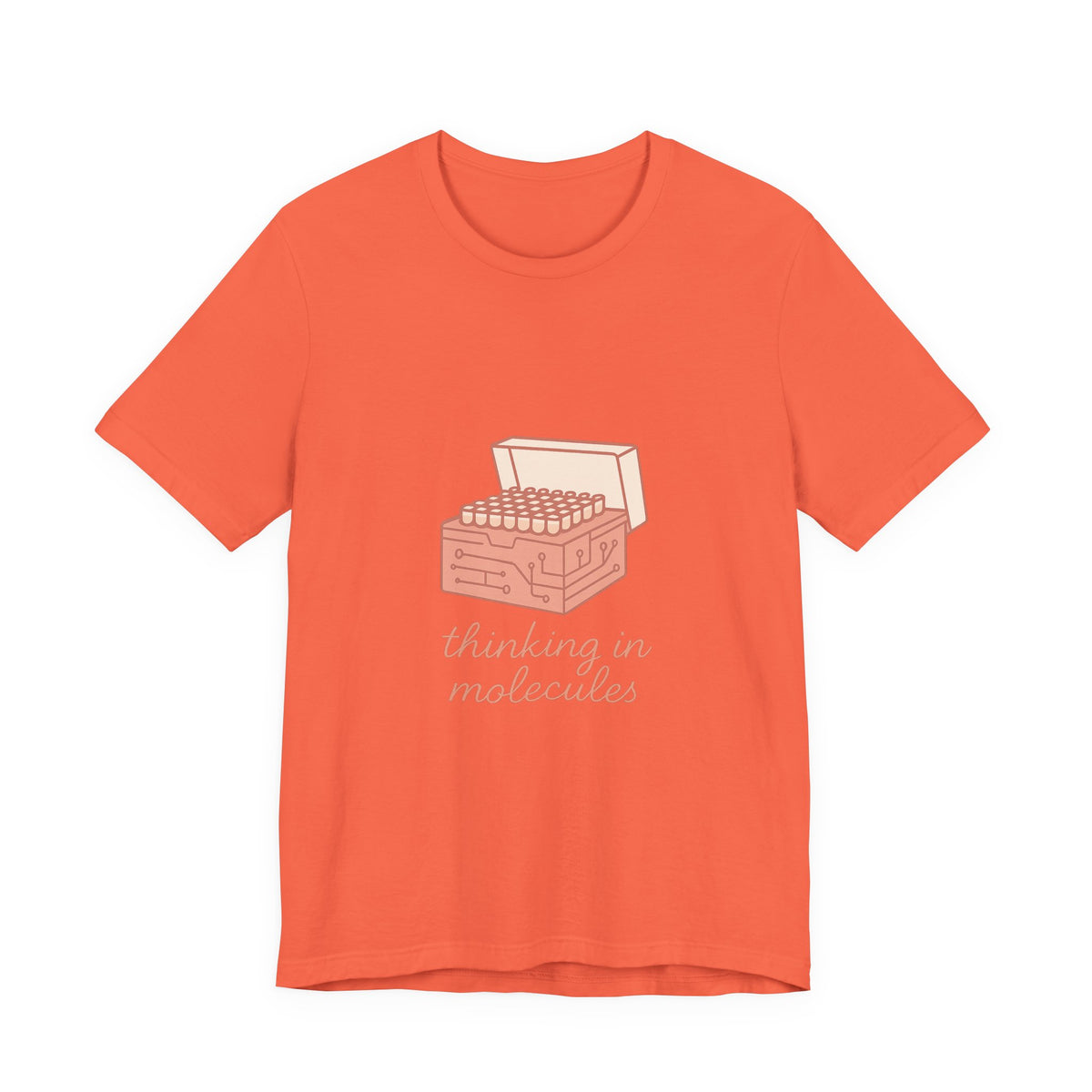 Lab Technician Gift T-Shirt – Minimalist Chemistry Design – view 3