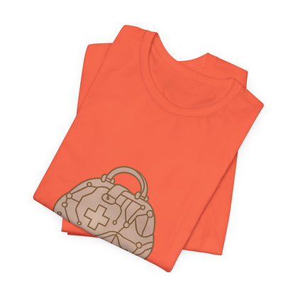 Nurse T-Shirt – Bella Canvas Jersey Tee | Minimalist Nurse Graphic