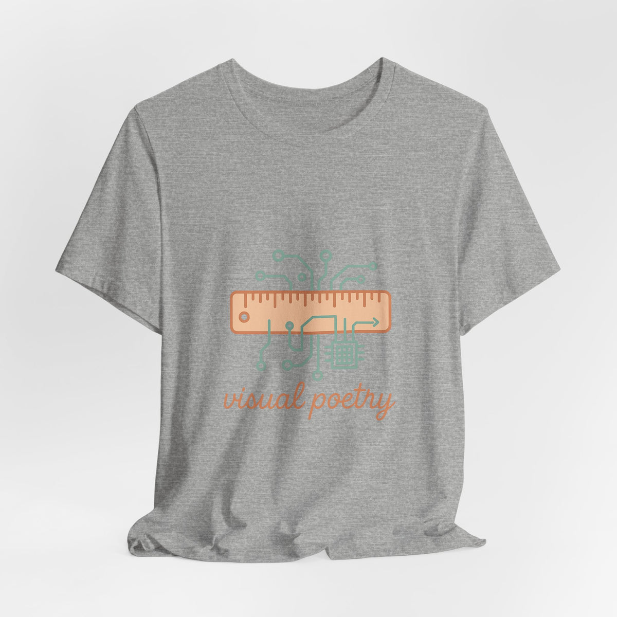 Graphic Designer T-Shirt – Bella Canvas Jersey Tee | Minimalist Aesthetic for Creatives