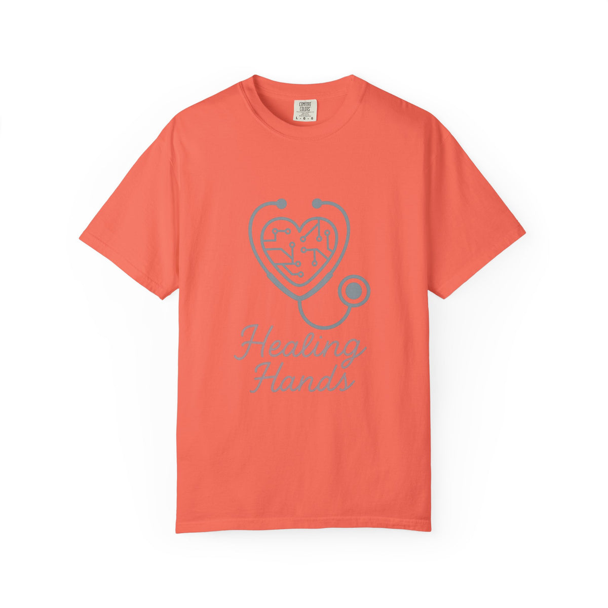 Nurse Unisex Garment-Dyed T-Shirt – Comfort Colors Garment-Dyed Tee | Caring Hero Aesthetic