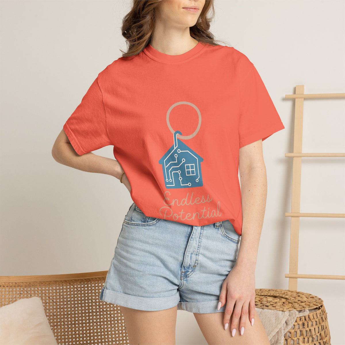 Real Estate Agent T-Shirt – Comfort Colors Garment-Dyed Tee | Minimalist Aesthetic, Professional Mood