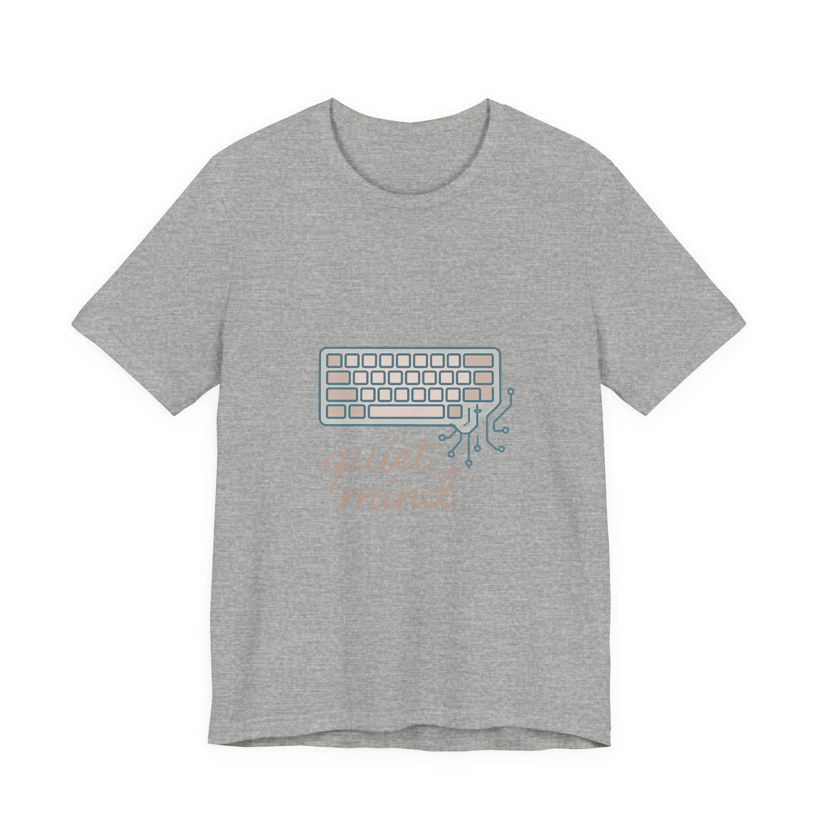 Software Developer T-Shirt – Bella Canvas Jersey Tee | Minimalist Coding Love