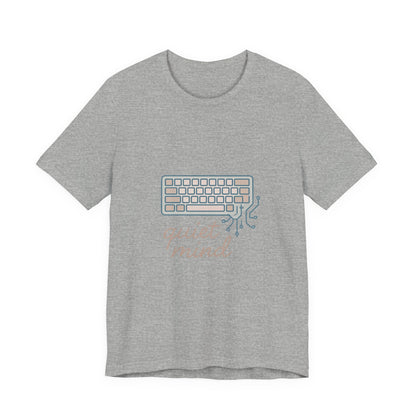 Software Developer T-Shirt – Bella Canvas Jersey Tee | Minimalist Coding Love