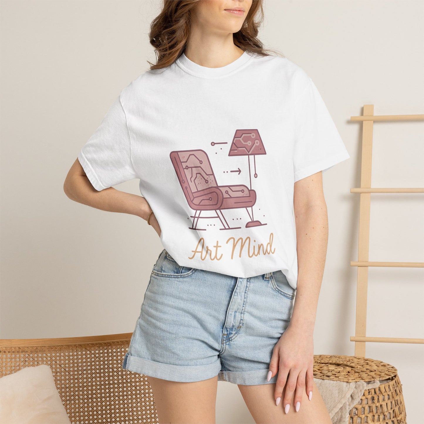 Interior Designer T-Shirt – Vintage-Wash Comfort Garment-Dyed Tee | LM Apparel