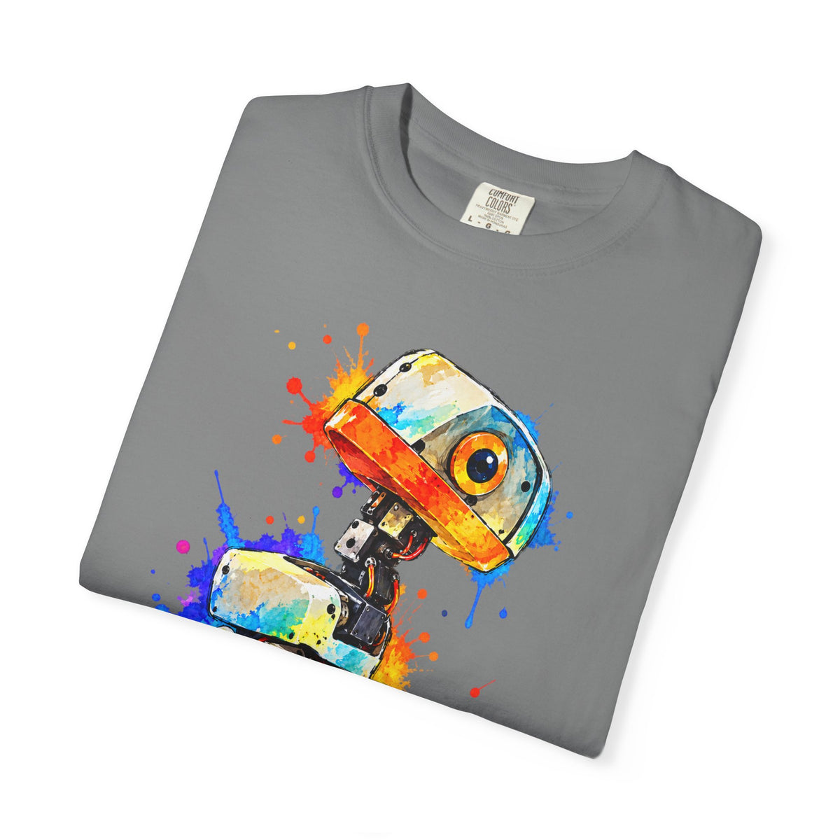 Microduck Robot Splash Art T-Shirt