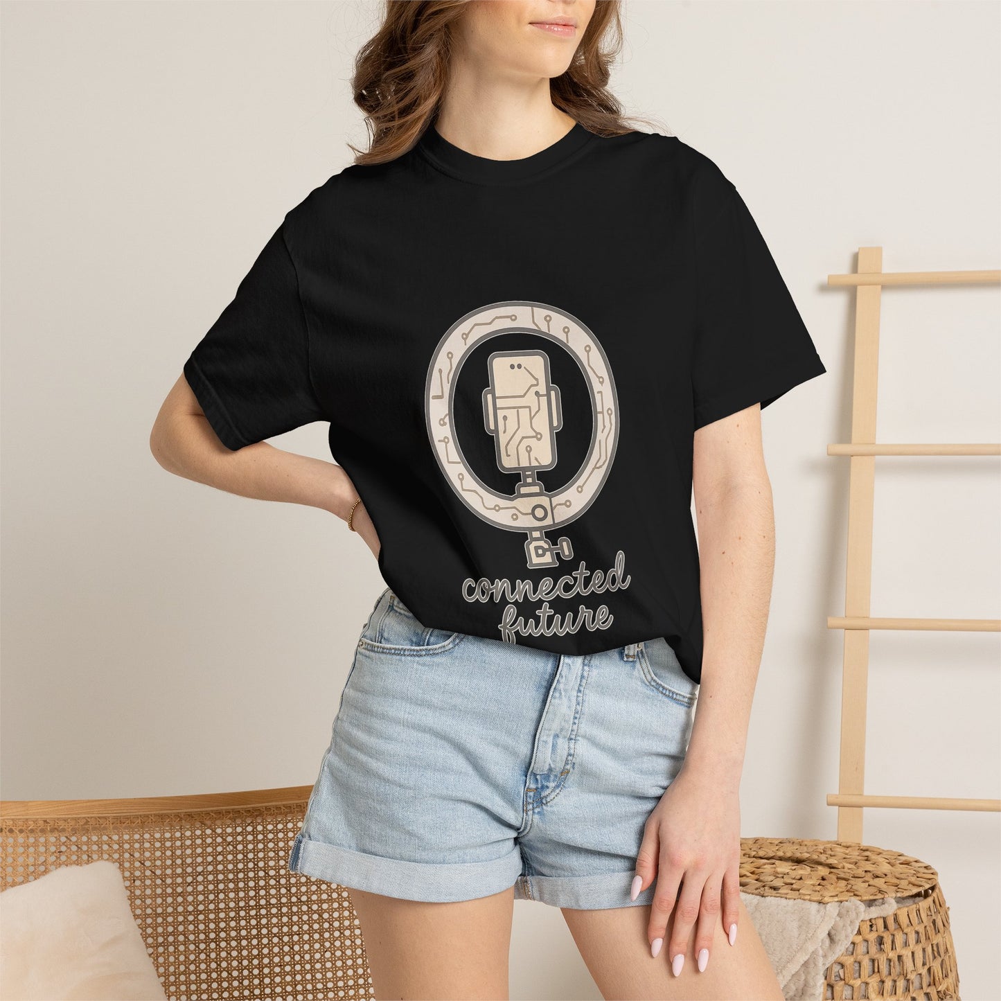 Influencer T-Shirt – Vintage-Wash Comfort Garment-Dyed Tee for Men & Women | Influencer Gift
