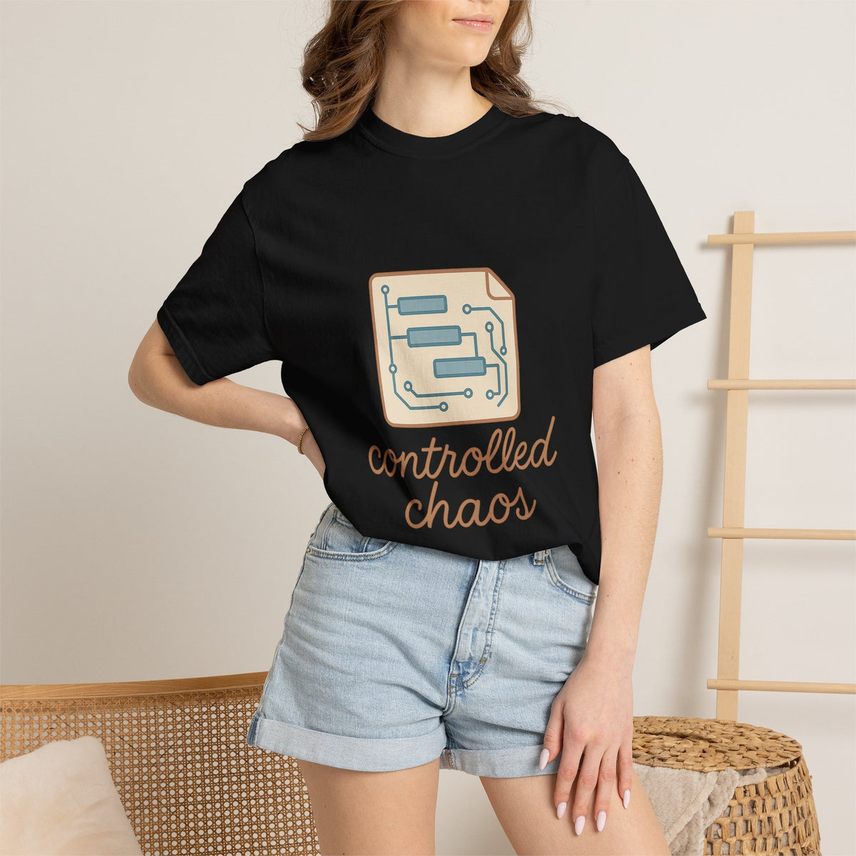 Project Manager T-Shirt – Comfort Colors Garment-Dyed Tee | Empowering Minimalist Design