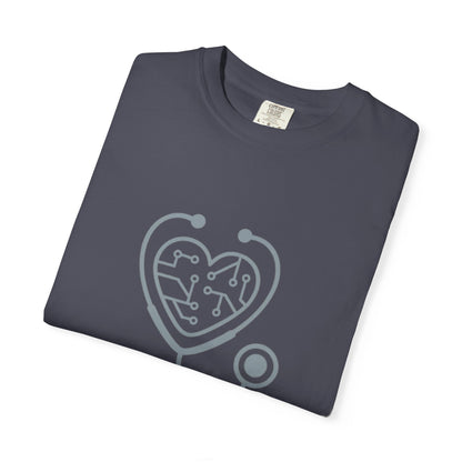 Nurse Unisex Garment-Dyed T-Shirt – Comfort Colors Garment-Dyed Tee | Caring Hero Aesthetic