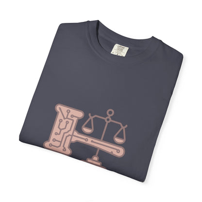 Law Student T-Shirt – Comfort Colors Garment-Dyed Tee | Minimalist Aesthetic Motivation