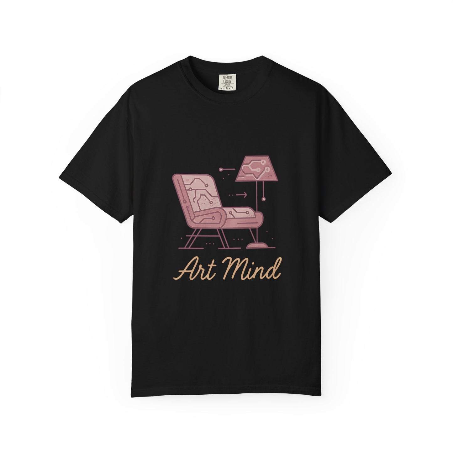 Interior Designer T-Shirt – Vintage-Wash Comfort Garment-Dyed Tee | LM Apparel – product photo 5