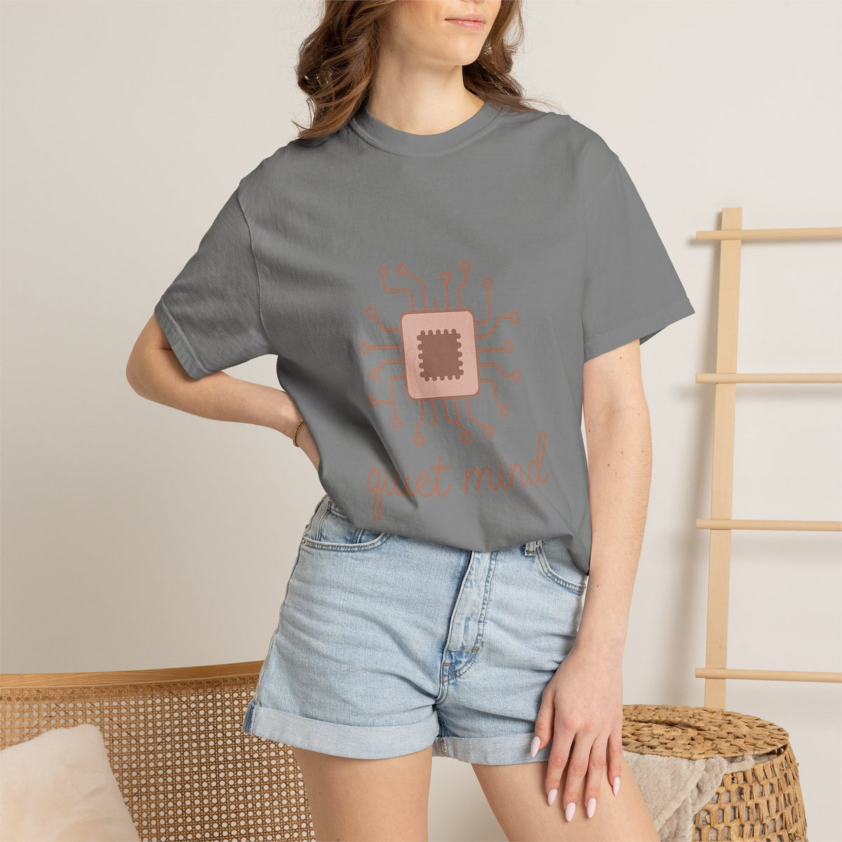 Web Developer T-Shirt – Comfort Colors Garment-Dyed Tee | Minimalist Aesthetic Design