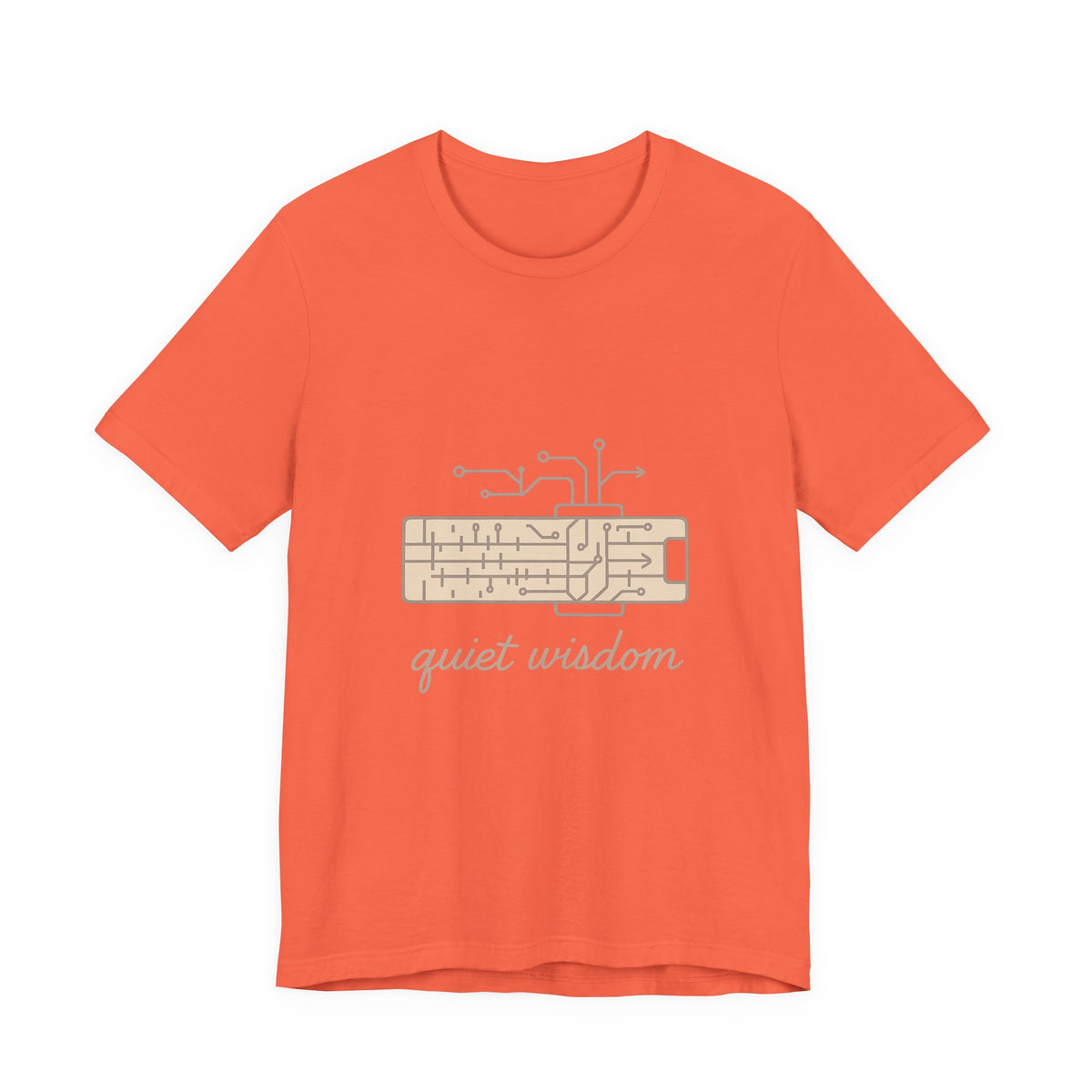 Tutor T-Shirt – Bella Canvas Jersey Tee | Minimalist Design, Positive Vibes