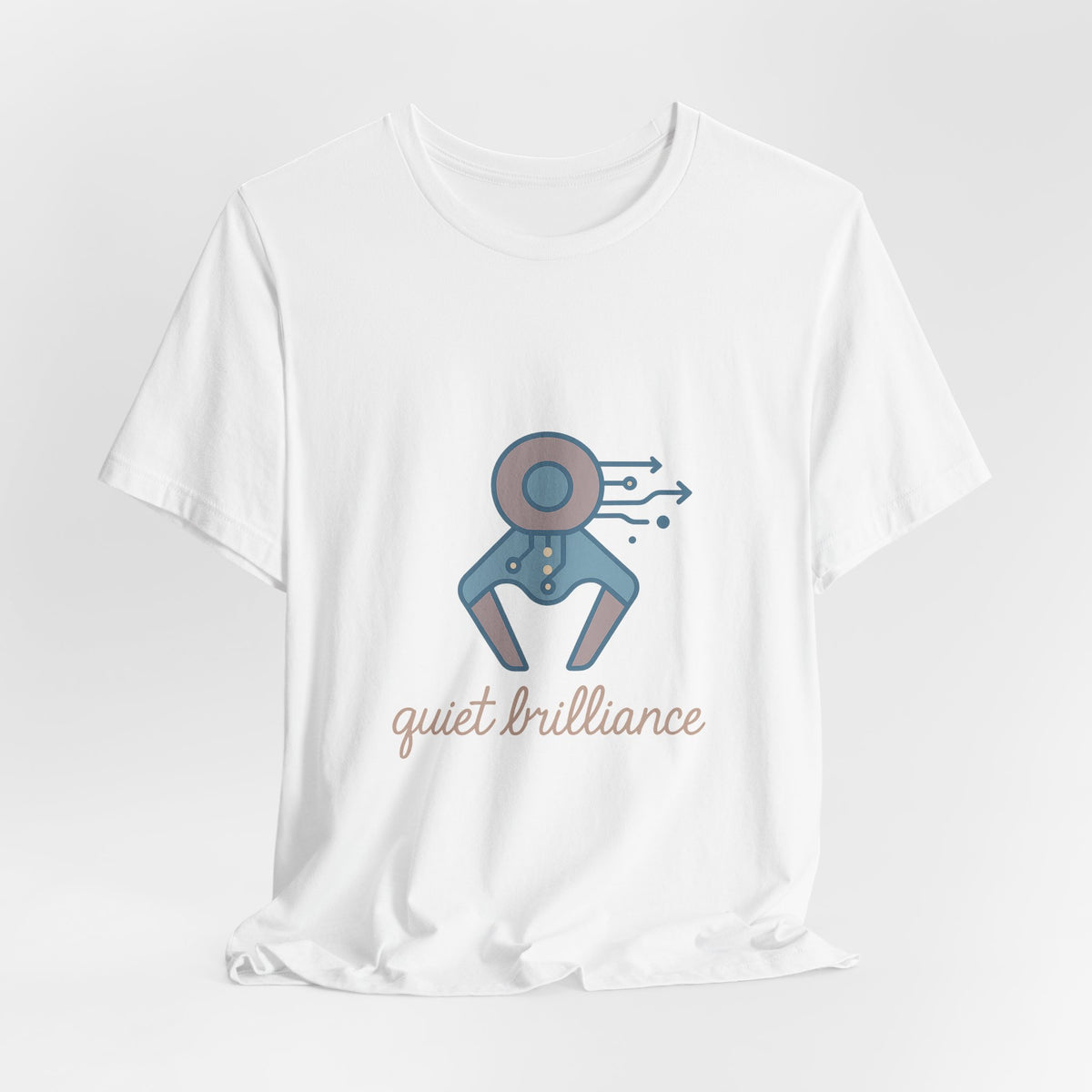Robotics Engineer T-Shirt – Bella Canvas Jersey Tee | Minimalist Robotics Design