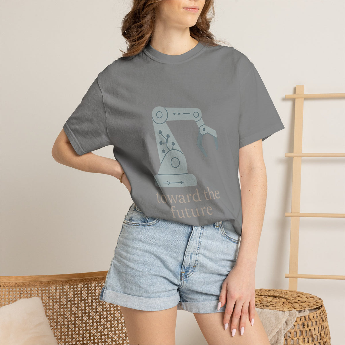 Robotics Engineer T-Shirt – Comfort Colors Garment-Dyed Tee | Minimalist Robotics Design