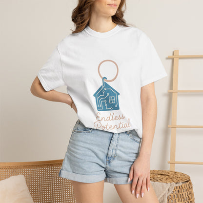 Real Estate Agent T-Shirt – Comfort Colors Garment-Dyed Tee | Minimalist Aesthetic, Professional Mood