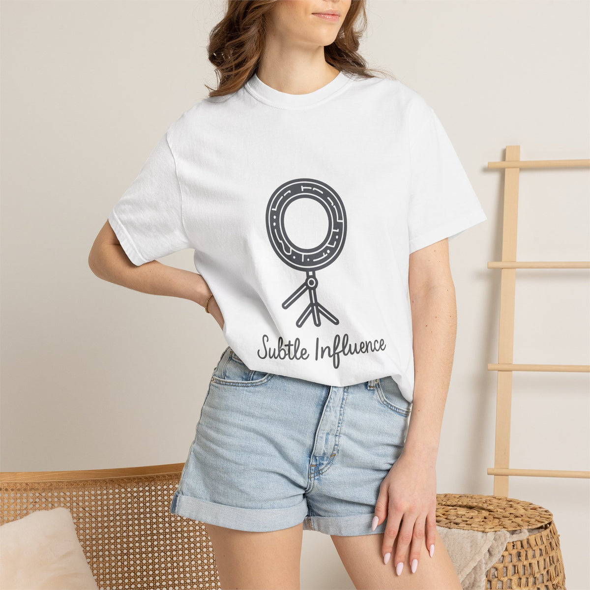 Influencer Unisex Garment-Dyed T-Shirt – Comfort Colors Garment-Dyed Tee | Minimalist Aesthetic Vibes
