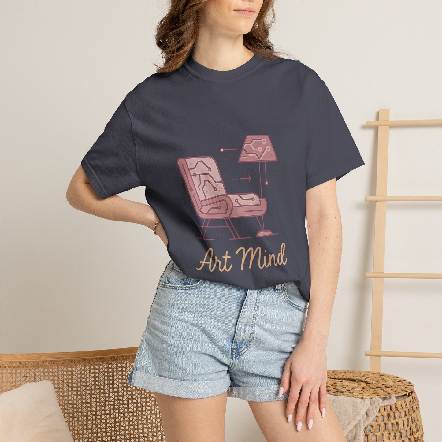 Interior Designer T-Shirt – Vintage-Wash Comfort Garment-Dyed Tee for Men & Women | Interior Designer Gift