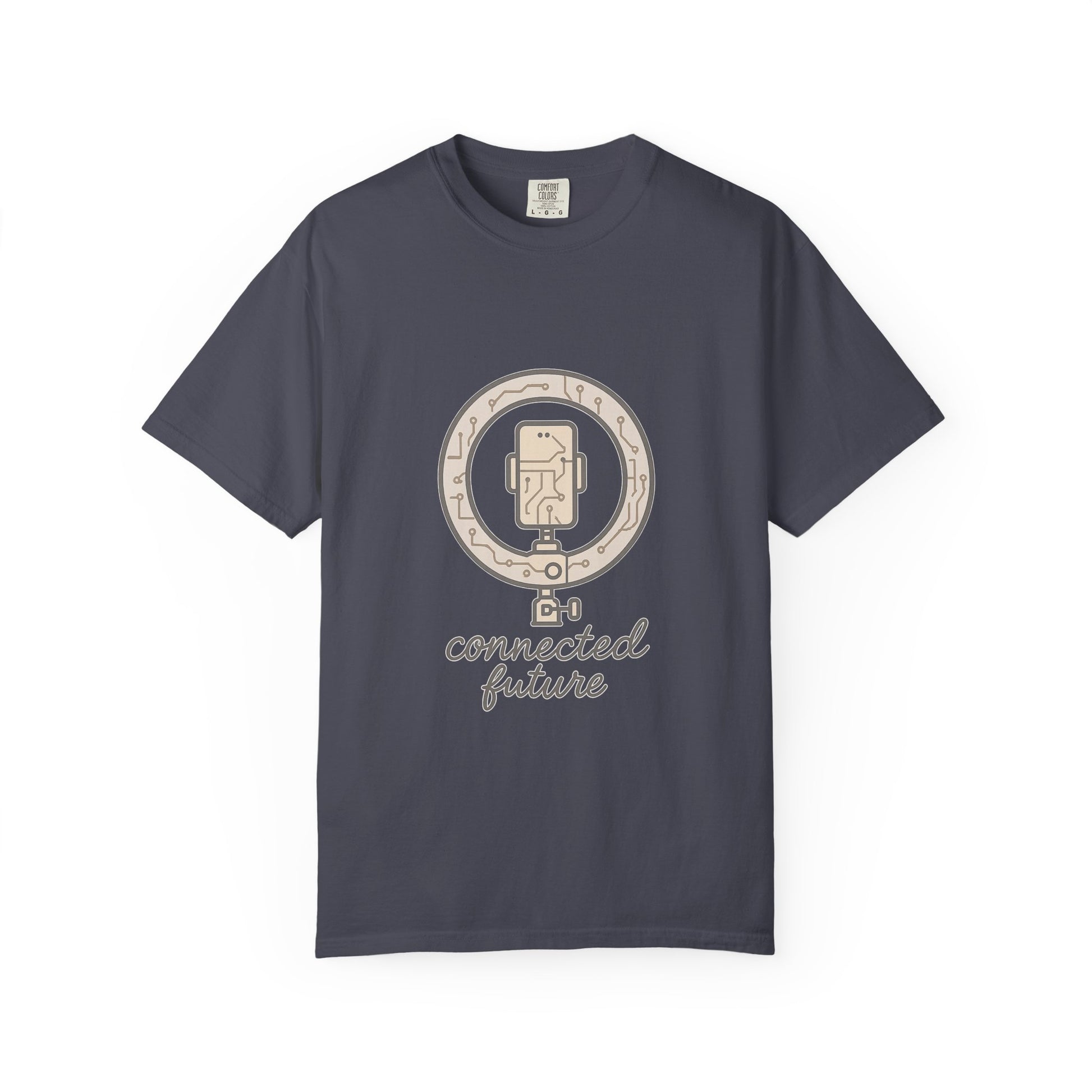 Influencer T-Shirt – Vintage-Wash Comfort Garment-Dyed Tee | LM Apparel – product photo 6