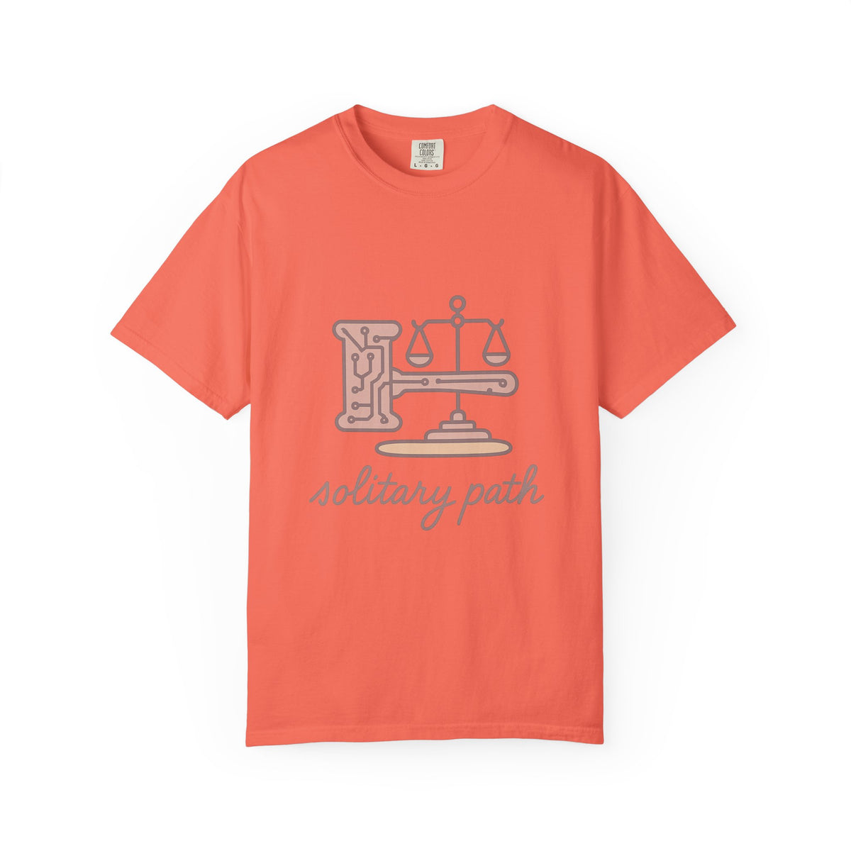 Law Student T-Shirt – Comfort Colors Garment-Dyed Tee | Minimalist Aesthetic Motivation