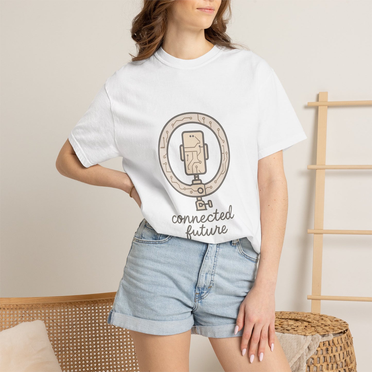 Influencer T-Shirt – Vintage-Wash Comfort Garment-Dyed Tee | LM Apparel