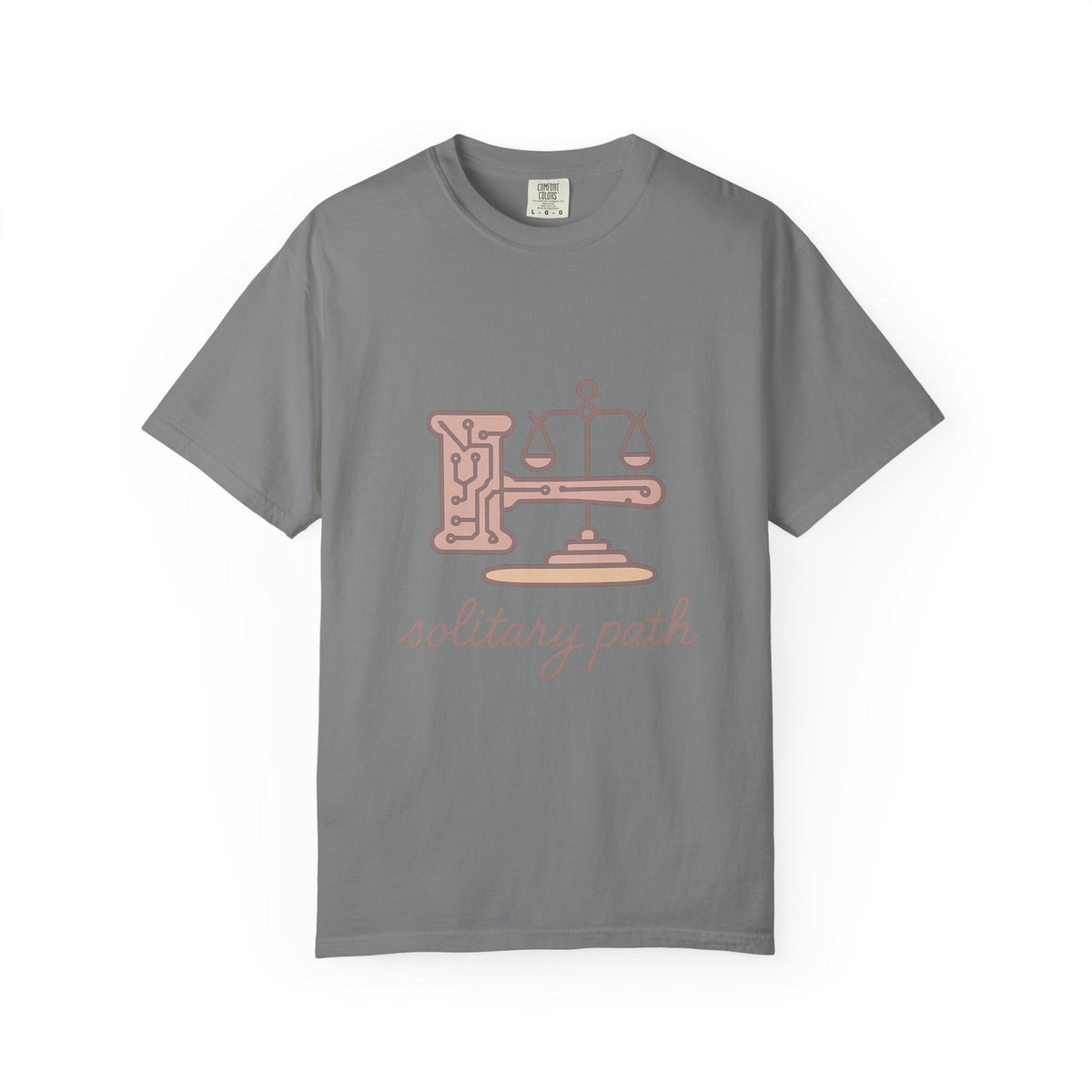 Law Student T-Shirt – Comfort Colors Garment-Dyed Tee | Minimalist Aesthetic Motivation