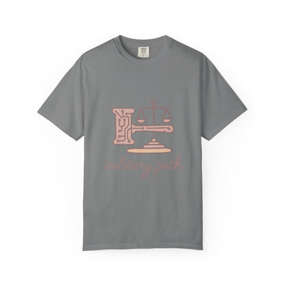 Law Student T-Shirt – Comfort Colors Garment-Dyed Tee | Minimalist Aesthetic Motivation