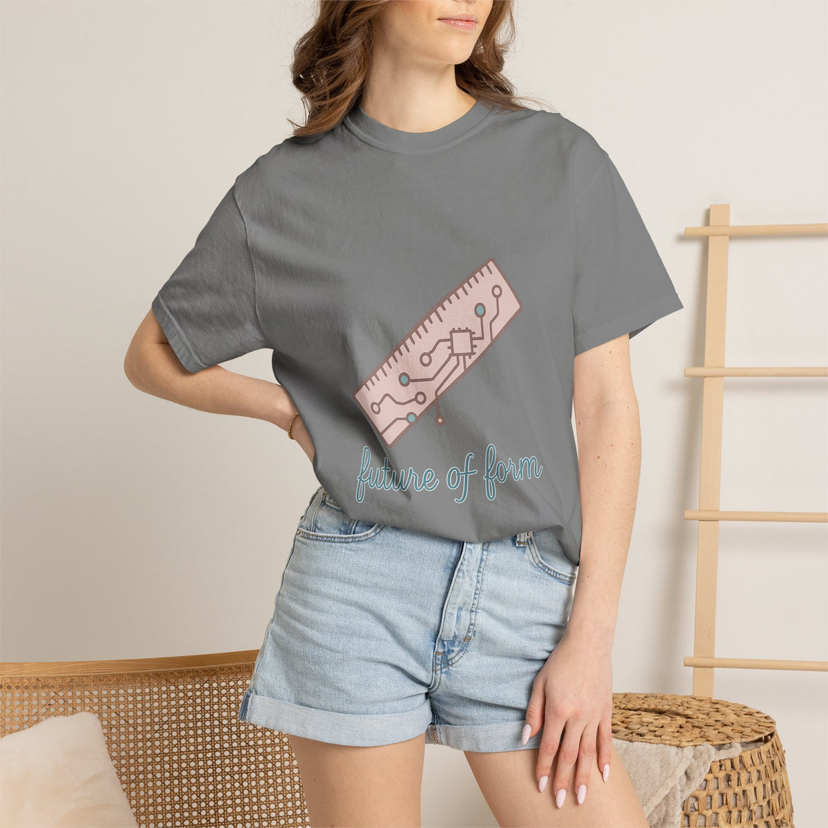 Architect Unisex T-Shirt – Comfort Colors Garment-Dyed Tee | Minimalist Aesthetic Design