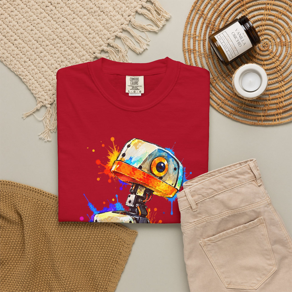 Microduck Robot Splash Art T-Shirt