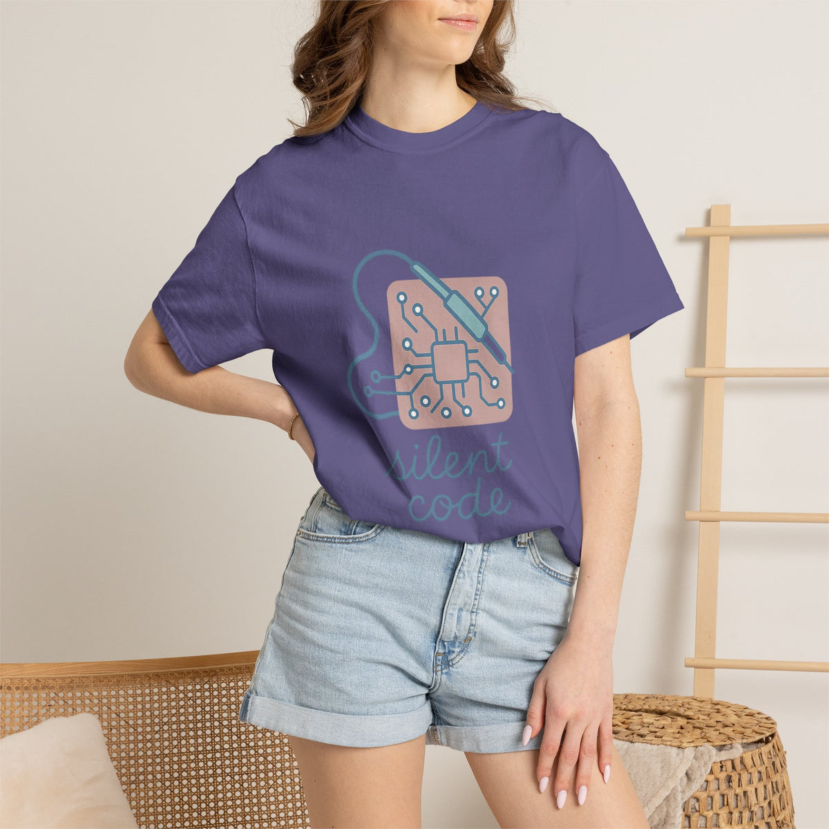 Computer Science Student T-Shirt – Comfort Colors Garment-Dyed Tee | Minimal Aesthetic for Techies