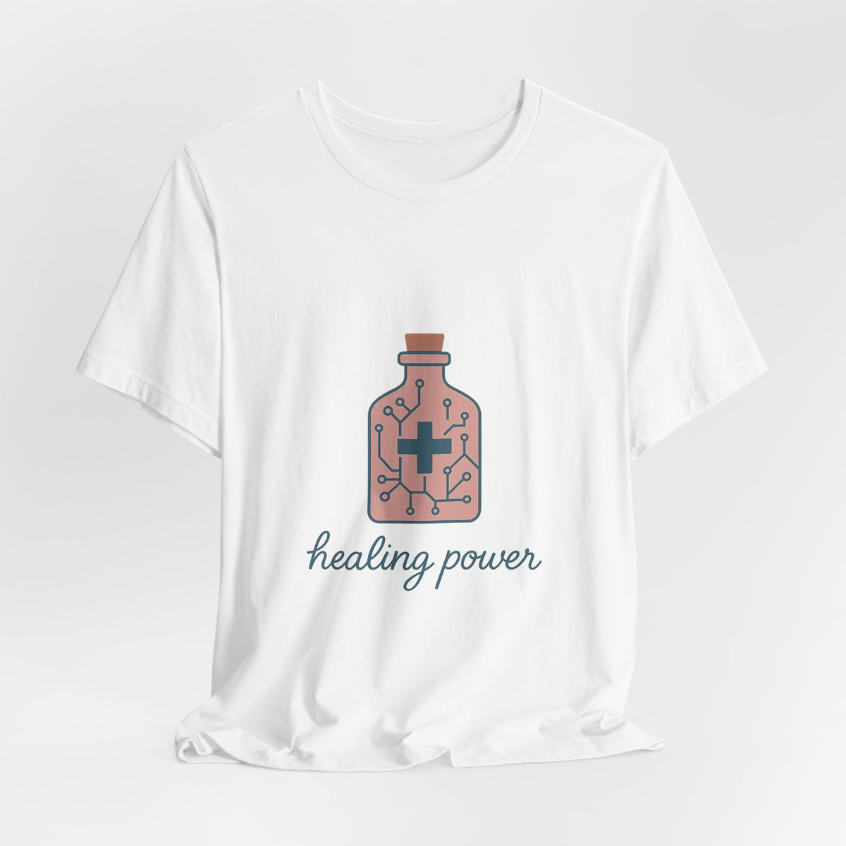 Nurse Gift T-Shirt – Inspirational Minimalist Design by LM Apparel, front view