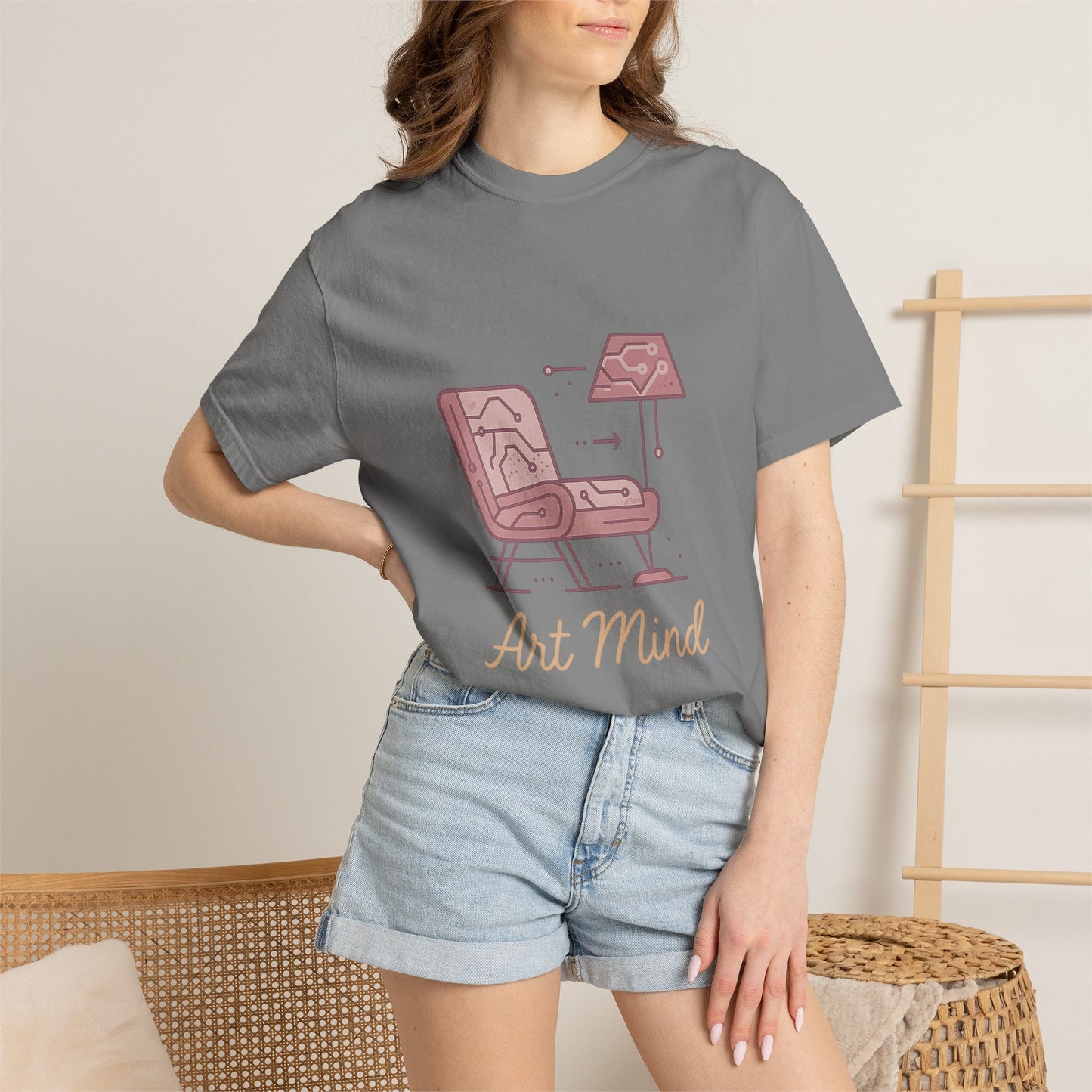 Interior Designer T-Shirt – Vintage-Wash Comfort Garment-Dyed Tee for Men & Women | Interior Designer Gift