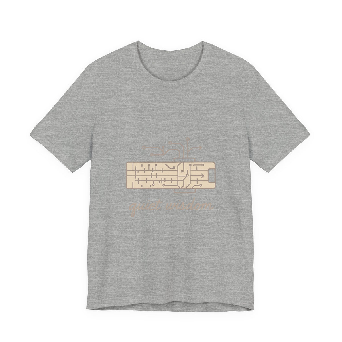 Tutor T-Shirt – Bella Canvas Jersey Tee | Minimalist Design, Positive Vibes