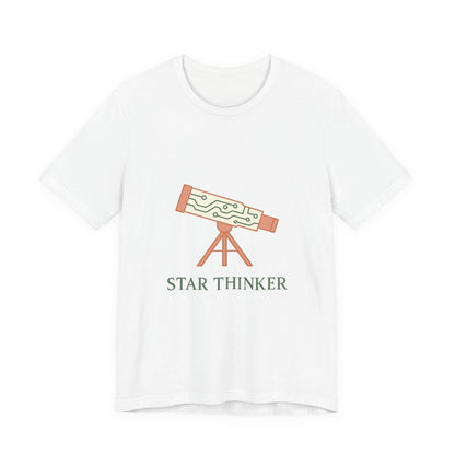 Astronomer T-Shirt – Bella Canvas Jersey Tee | Celestial Minimalism Awaits