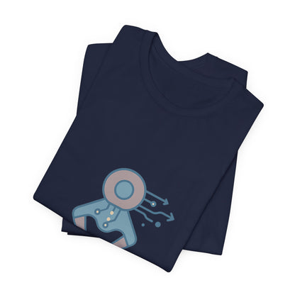 Robotics Engineer T-Shirt – Bella Canvas Jersey Tee | Minimalist Robotics Design