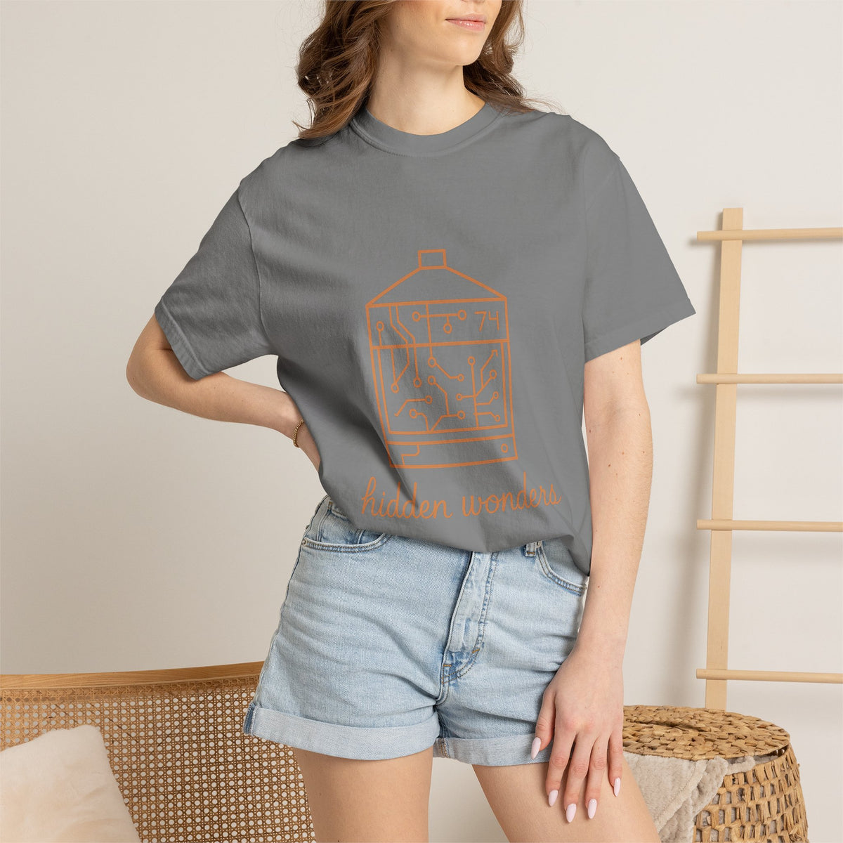 Science Teacher T-Shirt – Comfort Colors Garment-Dyed Tee | Minimalist Science Aesthetic