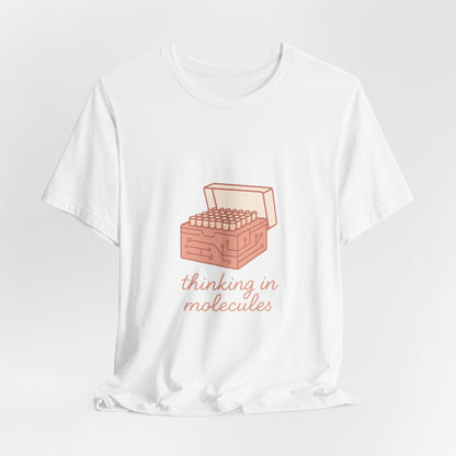 Lab Technician Gift T-Shirt – Minimalist Chemistry Design by LM Apparel, front view