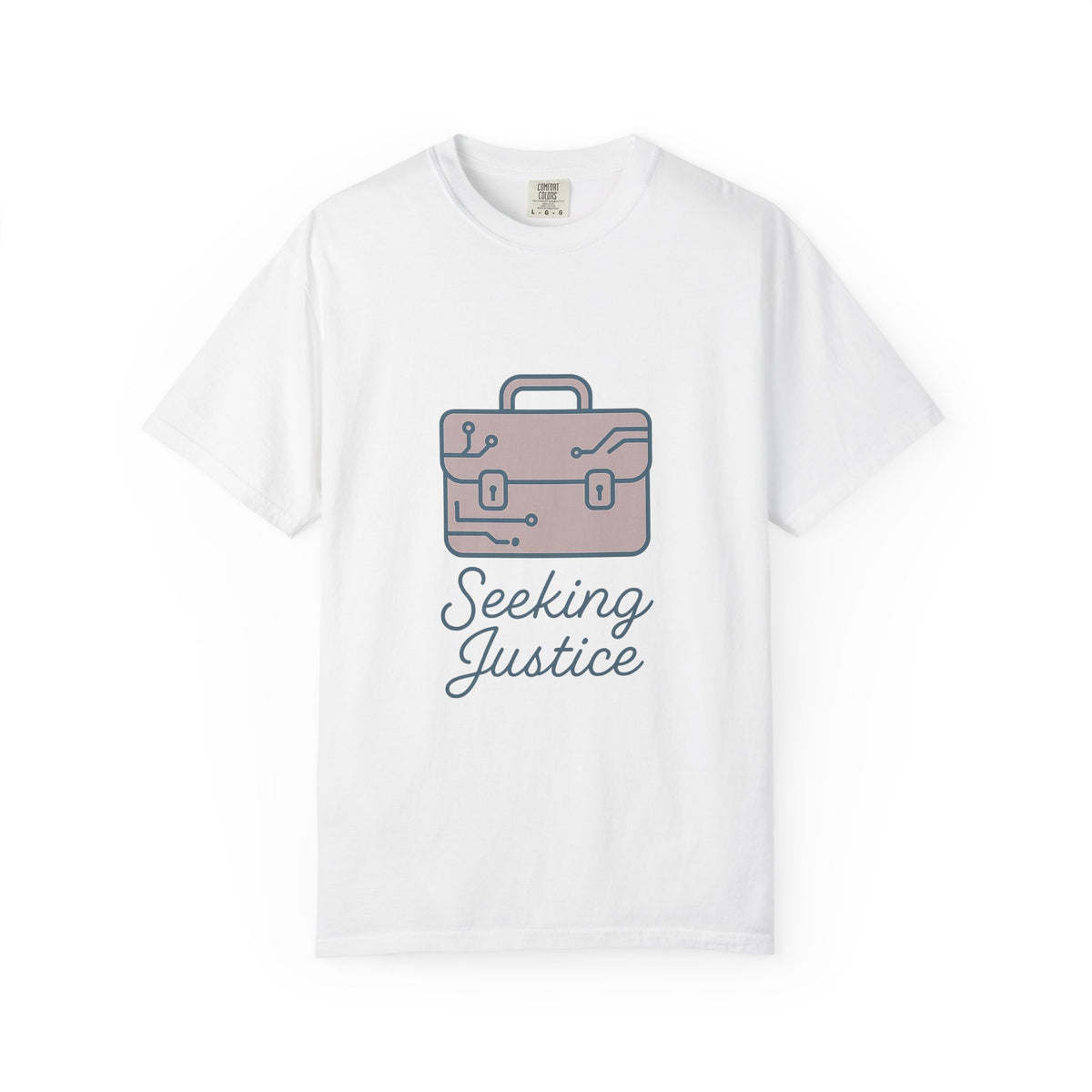 Law Student Unisex T-Shirt – Comfort Colors Garment-Dyed Tee | Minimalist Empowering Design