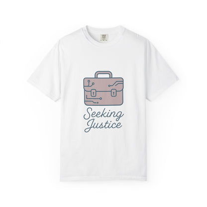 Law Student Unisex T-Shirt – Comfort Colors Garment-Dyed Tee | Minimalist Empowering Design